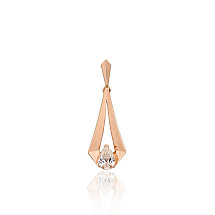 Kuldripats, Punane Kuld 585 proov, Briljant