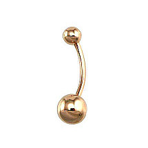 Kuldpiercing nabale, Punane Kuld 585 proov