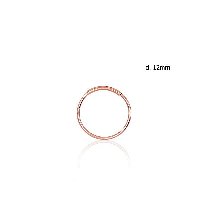 Ninna,  - Kuldpiercing ninale, 0.13 g, Punane Kuld 585 proov