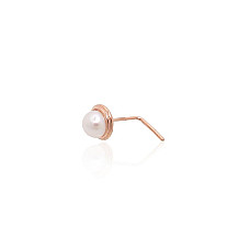 Kuldpiercing ninale, 0.14 g, Punane Kuld 585 proov, Pärlitest