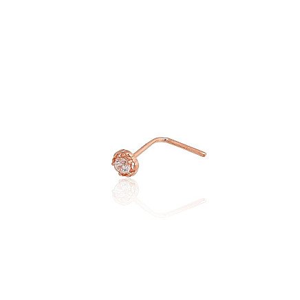 Piercing,  - Kuldpiercing, Punane Kuld 585 proov, Tsirkonid