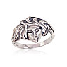Серебряное кольцо, Серебро 925 проба, оксид (покрытие)
