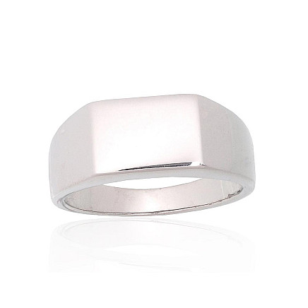Meestele,  - Hõbesõrmus, 22, 5.9 g, Hõbe 925 proov, roodium (kate)