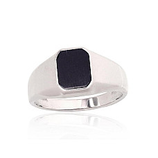 Hõbesõrmus, 20.5, 4.8 g, Hõbe 925 proov, roodium (kate), Ooniks