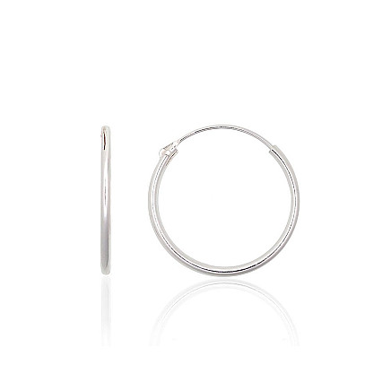 Kõrvarõngas-ringikesed,  - Hõbekõrvarõngad-ringikesed, Hõbe 925 proov