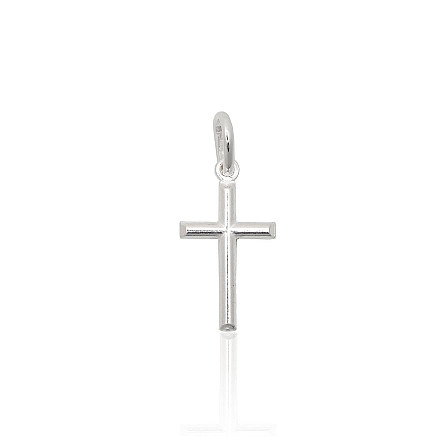 Крестики и иконки, Крестик - Серебряный кулон, 0.8 g, Серебро 925 проба