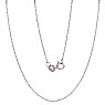 Hõbekett Anchor 1 mm , kantide teemanttöötlus, Hõbe 925 proov, roodium (kate)