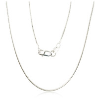 Hõbekett Snake 1 mm, Hõbe 925 proov