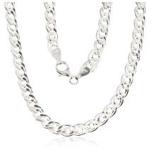 Hõbekett Crandmother 6 mm, kantide teemanttöötlus, Hõbe 925 proov