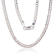 Серебряная цепочка Картье 4 мм , алмазная обработка граней, 60, 13.2 g, Серебро 925 проба Серебряная цепочка Картье 4 мм , алмазная обработка граней, 60, 13.2 g, Серебро 925 проба