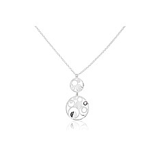 Серебряное колье, Серебро 925 проба, Регулируемая длина