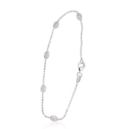 Браслеты,  - Серебряный браслет, 18, 2 g, Серебро 925 проба
