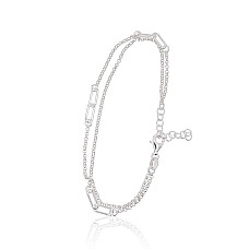 Серебряный браслет, 17, 3.2 g, Серебро 925 проба, Регулируемая длина