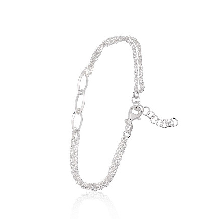 Käevõrud,  - Hõbekäevõru, 17, 3.8 g, Hõbe 925 proov, Reguleeritav pikkus