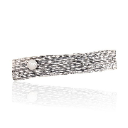 Prossid,  - Hõbepross, 13.1 g, Hõbe 925 proov, oksüüd (kate), Pärlitest