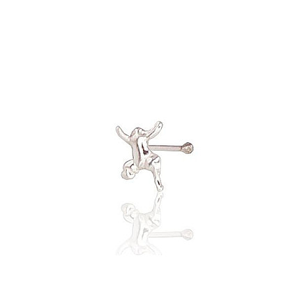 Hõbedast ninna,  - Hõbepiercing-ninale, 0.1 g, Hõbe 925 proov