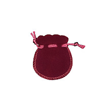 Kinkekotike, värv: Bordoo, 7 x 8 mm