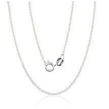 Hõbekett Anchor round 1 mm, 38, Hõbe 925 proov