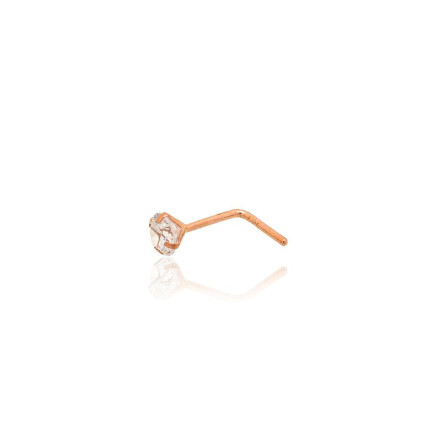 Ninna,  - Kuldpiercing ninale, Punane Kuld 585 proov, Tsirkonid