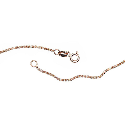 Ketid,  - Kuldkett Spiga 1,2 mm, 45, 2.77 g, Punane Kuld 585 proov