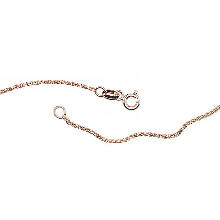 Ketid,  - Kuldkett Spiga 1,2 mm, 45, 2.79 g, Punane Kuld 585 proov
