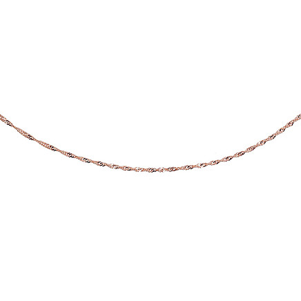 Kuldkett Singapore 1.5 mm , kantide teemanttöötlus, 40, 1.62 g, Punane Kuld 585 proov, - 1400046000320 Ketid, - Kuldkett Singapore 1.5 mm , kantide teemanttöötlus, 40, 1.62 g, Punane Kuld 585 proov