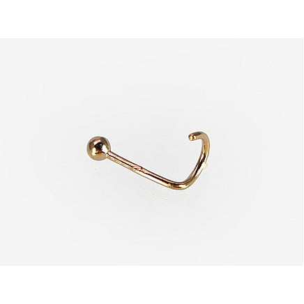 Ninna,  - Kuldpiercing ninale, 0.11 g, Punane Kuld 585 proov