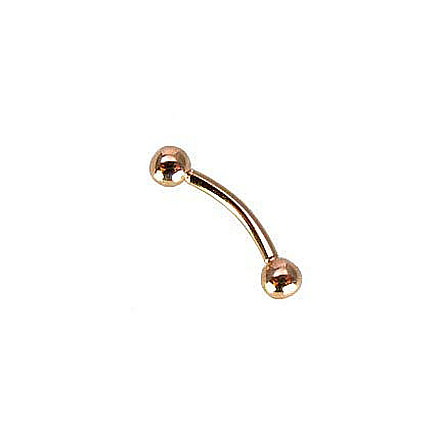 Kuldpiercing kulmudele, 0.32 g, Punane Kuld 585 proov, - 1930027564577 Kulmu, - Kuldpiercing kulmudele, 0.32 g, Punane Kuld 585 proov