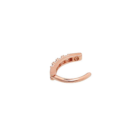 Kuldpiercing nabale, 1.06 g, Punane Kuld 585 proov, Tsirkonid, - 1930089000013 Nabale, - Kuldpiercing nabale, 1.06 g, Punane Kuld 585 proov, Tsirkonid