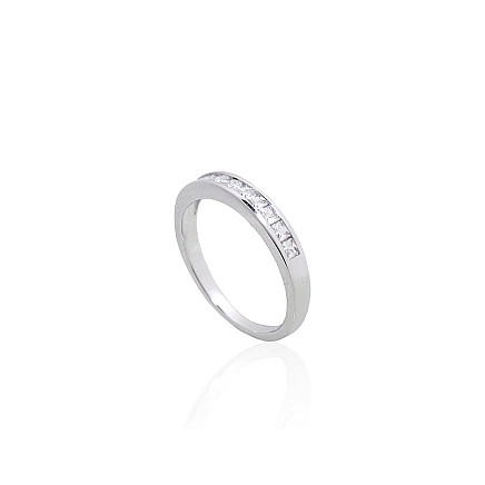 Hõbesõrmus, 18, 2.4 g, Hõbe 925 proov, roodium (kate), Tsirkonid, - 2101844000107 Naiste, - Hõbesõrmus, 18, 2.4 g, Hõbe 925 proov, roodium (kate), Tsirkonid