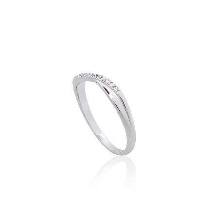 Серебряное кольцо, 15.5, 1.4 g, Серебро 925 проба, родий (покрытие), Цирконы, - 2101846000075 Женские, - Серебряное кольцо, 15.5, 1.4 g, Серебро 925 проба, родий (покрытие), Цирконы