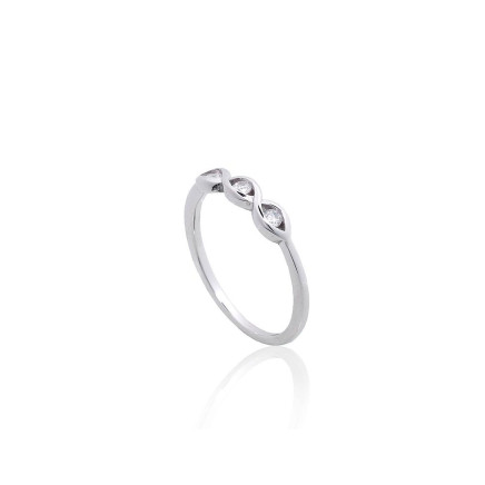 Hõbesõrmus, 18, 1.5 g, Hõbe 925 proov, roodium (kate), Tsirkonid, - 2101849000096 Naiste, - Hõbesõrmus, 18, 1.5 g, Hõbe 925 proov, roodium (kate), Tsirkonid