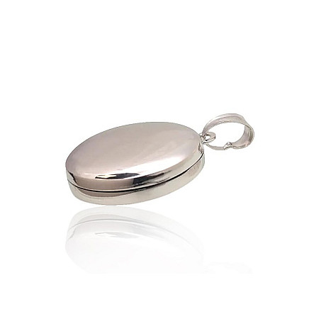 Серебряный кулон, Серебро 925 проба, родий (покрытие), - 2301938000017 Медальоны, - Серебряный кулон, Серебро 925 проба, родий (покрытие)