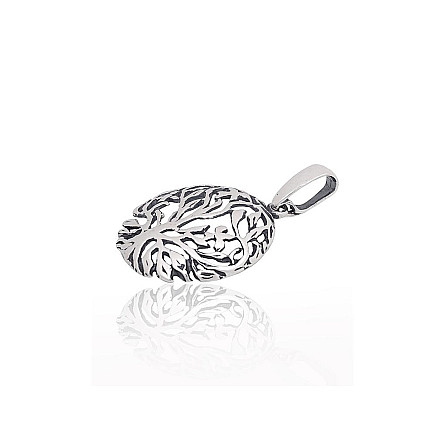 Серебряный кулон, Серебро 925 проба, оксид (покрытие), - 2301952000017 Женские, - Серебряный кулон, Серебро 925 проба, оксид (покрытие)