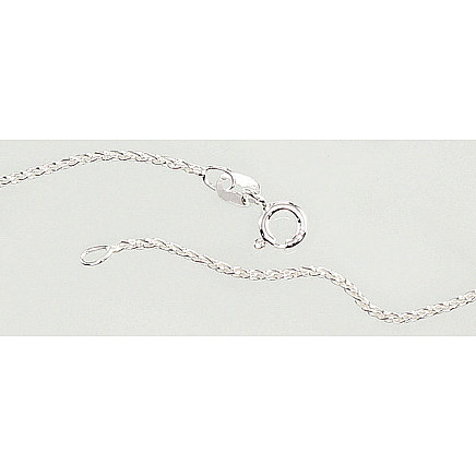 Серебряная цепочка Спига 1, 1 мм, Серебро 925 проба, - 2400074000018 Цепочки, - Серебряная цепочка Спига 1, 1 мм, Серебро 925 проба