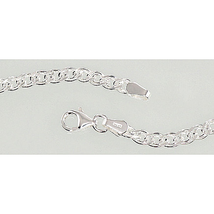 Hõbekett Crandmother 3.1 mm, kantide teemanttöötlus, Hõbe 925 proov, - 2400077966618 Ketid, - Hõbekett Crandmother 3.1 mm, kantide teemanttöötlus, Hõbe 925 proov