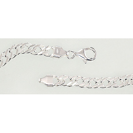 Hõbekett Rombo 5.5 mm, kantide teemanttöötlus, Hõbe 925 proov, - 2400090000603 Meestele, - Hõbekett Rombo 5.5 mm, kantide teemanttöötlus, Hõbe 925 proov