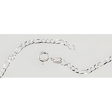 Hõbekett Figaro 2, 2 mm, kantide teemanttöötlus, Hõbe 925 proov, - 2400105689793 Ketid, - Hõbekett Figaro 2, 2 mm, kantide teemanttöötlus, Hõbe 925 proov