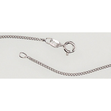 Hõbekett Curb 1.5 mm, kantide teemanttöötlus, Hõbe 925 proov, roodium (kate), - 2400108962909 Ketid, - Hõbekett Curb 1.5 mm, kantide teemanttöötlus, Hõbe 925 proov, roodium (kate)