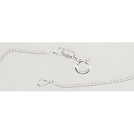 Hõbekett Curb 1.5 mm, kantide teemanttöötlus, Hõbe 925 proov, - 2400108027899 Ketid, - Hõbekett Curb 1.5 mm, kantide teemanttöötlus, Hõbe 925 proov