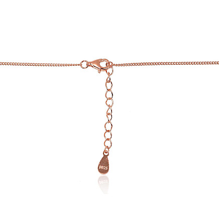 Серебряное колье, 42, 3.6 g, Серебро 925 проба, красное золото (покрытие), Цирконы , Жемчуг , Перламутр, Регулируемая длина, - 2500158000030 С золотым покрытием, - Серебряное колье, 42, 3.6 g, Серебро 925 проба, красное золото (покрытие), Цирконы , Жемчуг , Перламутр, Регулируемая длина