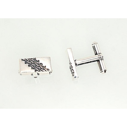 Серебряные запонки, 7.2 g, Серебро 925 проба, оксид (покрытие), - 2940019961122 Для мужчин, - Серебряные запонки, 7.2 g, Серебро 925 проба, оксид (покрытие)