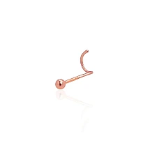 Kuldpiercing ninale, 0.1 g, Punane Kuld 585 proov