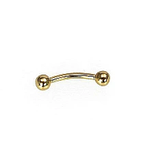 Kuldpiercing kulmudele, 0.36 g, Kullakarva Kuld 585 proov