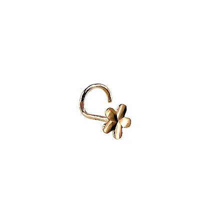 Ninna,  - Kuldpiercing ninale, 0.1 g, Punane Kuld 585 proov