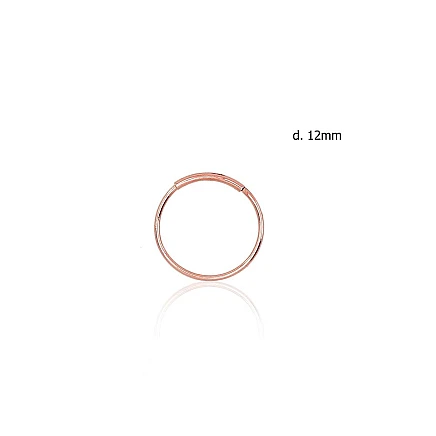 Ninna,  - Kuldpiercing ninale, 0.13 g, Punane Kuld 585 proov