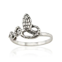 Серебряное кольцо, Серебро 925 проба, оксид (покрытие)