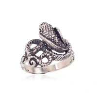 Серебряное кольцо, 17, 5.1 g, Серебро 925 проба, оксид (покрытие)