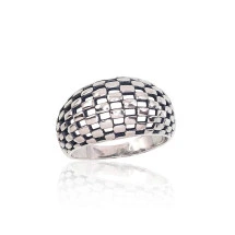 Серебряное кольцо, Серебро 925 проба, оксид (покрытие)
