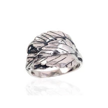 Серебряное кольцо, Серебро 925 проба, оксид (покрытие)